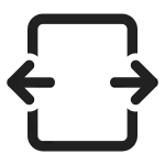 Document Width SVG Icon